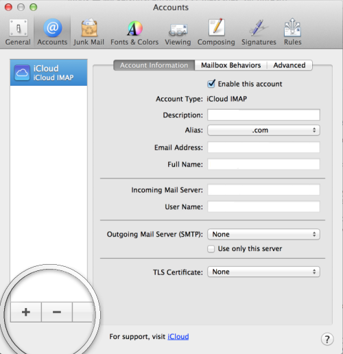 cox.net email settings for mac mail